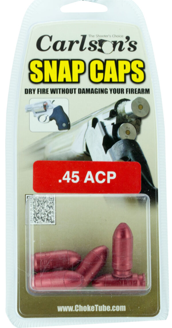 Carlson's Choke Tubes 00062 Snap Cap Pistol 45ACP 5Pack — view 1