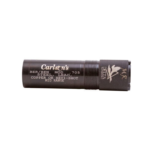 Carlson's Choke Tubes 07115 Delta Waterfowl Extended Choke Berretta/Benelli Mobil 12 Gauge Mid-Range 17-4 Stainless Steel — view 1