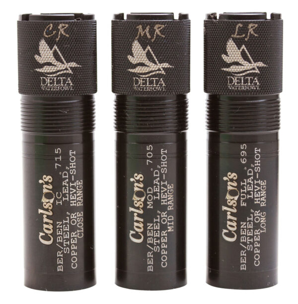 Carlson's Choke Tubes 07119 Delta Waterfowl  Berretta/Benelli Mobil 12 Gauge Mid/Long/Close Range 17-4 Stainless Steel — view 1