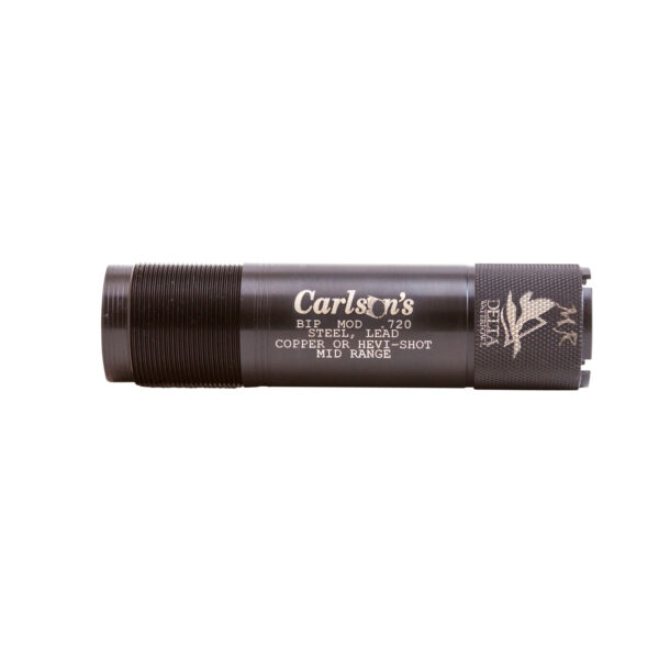 Carlson's Choke Tubes 07365 Delta Waterfowl Extended Choke Browning Invector Plus 12 Gauge Mid-Range 17-4 Stainless Steel — view 1