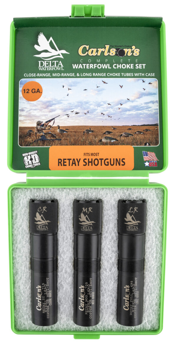 Carlson's Choke Tubes 07779 Delta Waterfowl  Retay 12 Gauge Mid/Long/Close Range 17-4 Stainless Steel — view 1