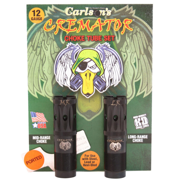 Carlson's Choke Tubes 11542 Cremator  Winchester 12 Gauge Mid/Long Range Ported 17-4 Stainless Steel — view 1