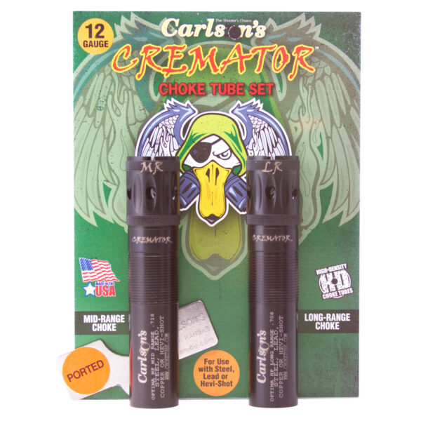 Carlson's Choke Tubes 11562 Cremator  Beretta Optima HP 12 Gauge Mid/Long Range Ported 17-4 Stainless Steel — view 1