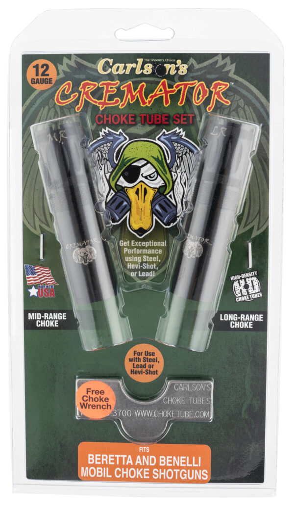 Carlson's Choke Tubes 11612 Cremator 11612 Berretta/Benelli Mobil 12 Gauge Mid/Long Range Non-Ported 17-4 Stainless Steel — view 1