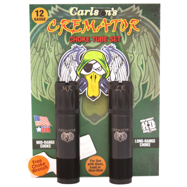 Carlson's Choke Tubes 11622 Cremator  Browning Invector Plus 12 Gauge Mid/Long Range Non-Ported 17-4 Stainless Steel — view 1