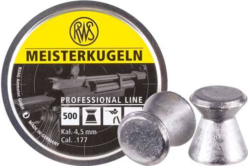 RWS PELLETS 177 MEISTERKUGELN - 8.2 GRAINS PRO-LINE 500-PACK — view 1