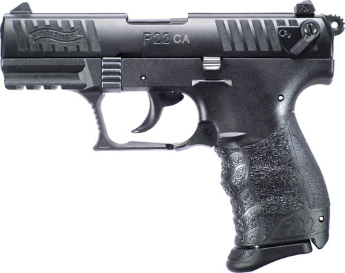 WALTHER P22 CA 22LR 3.42" AS - 10-SHOT BLACK POLYMER — view 1