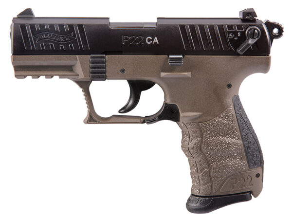 P22 22lr 3.42" FDE/BlkSlide CA 10rd — view 1