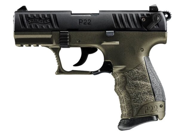 WALTHER ARMS P22Q MILITARY 22LR 10+1 3.4" — view 1