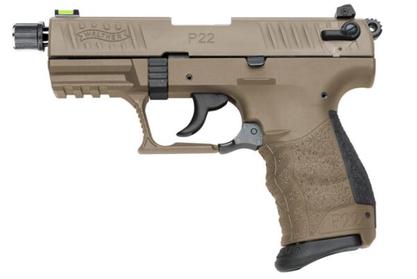 WALTHER ARMS P22Q TACT 22LR FULL FDE 3.4" # — view 1
