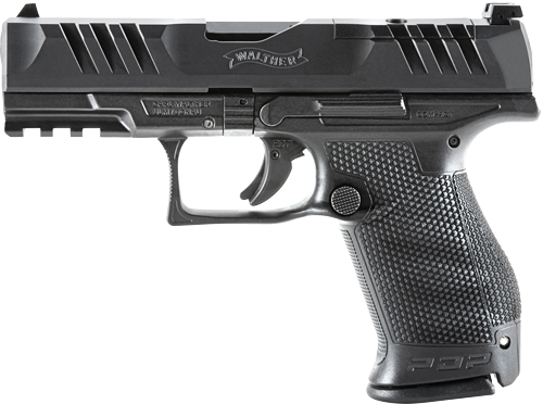 WALTHER PDP COMPACT 9MM 4" FS - 15-SHOT BLACK POLYMER FRAME — view 1