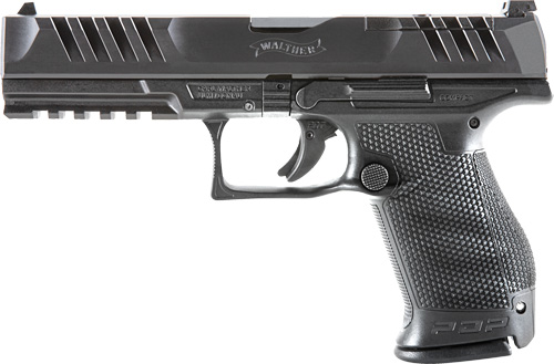 WALTHER PDP COMPACT OR 9MM 5" - 18-SHOT BLACK POLYMER FRAME — view 1