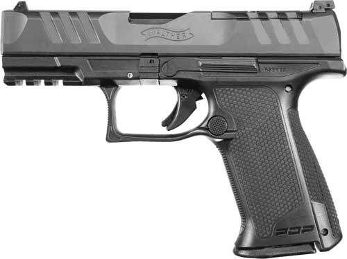 WALTHER PDP F OR 9MM 4" FS - 15-SHOT BLACK POLYMER FRAME — view 1