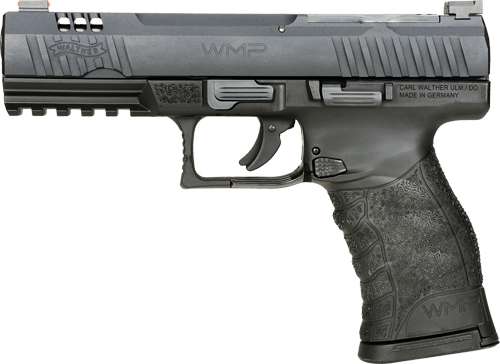 WALTHER WMP SD HGA 22 WMR 4.9IN BBL RED DOT OPTIC BLACK 2 10RD MAGS 2 OPT ADAPTER PLATES INCLD — view 1