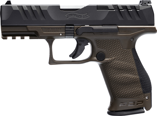 WALTHER PDP COMPACT 9MM 4" FS - 15-SHOT GREEN POLYMER FRAME — view 1