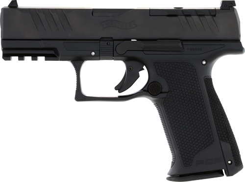 WALTHER PDP F OR 9MM 4" FS - 10-SHOT BLACK POLYOMER FRAME — view 1