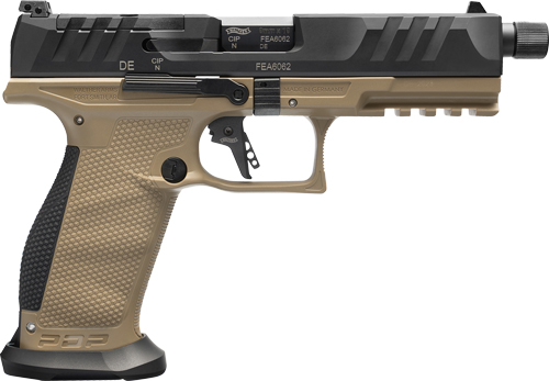 WALTHER PDP OR PRO SD 9MM 5.1" - 18-SHOT TAN POLYOMER FRAME — view 1