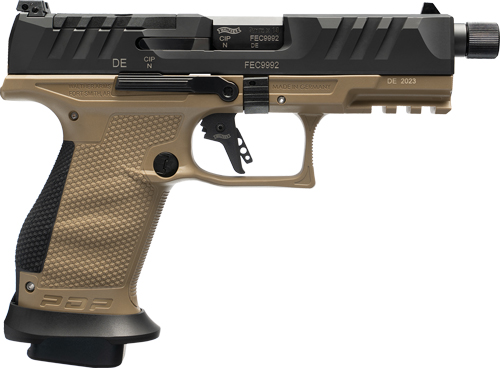 WALTHER PDP COMPACT PRO SD 9MM - 4.6" 18-SHOT TAN FRAME — view 1