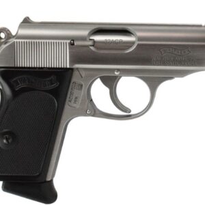 PPK .32 ACP 3.3" TB Stainless/Blk 6rd