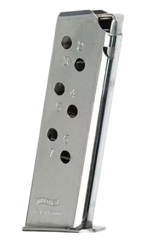 WALTHER ARMS MAG PPK 32ACP 7RD NICKEL — view 1