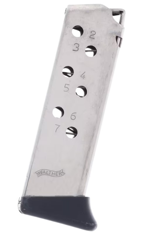 WALTHER ARMS MAG PPK 32ACP 7RD NICKEL FR — view 1
