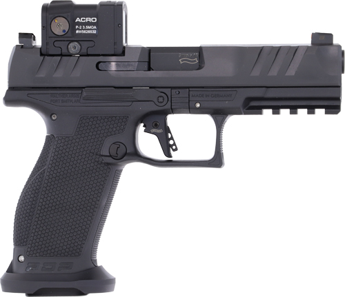 WALTHER PDP PRO ACRO INSTALLED - 9MM 4.5" 10-SHOT BLACK FRAME — view 1
