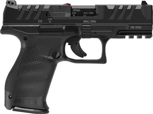 WALTHER PDP COMPACT OR 9MM 4" - CA 10-SHOT BLACK POLYMER FRAME — view 1