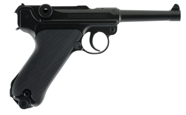 Umarex 2251800 Legends P.08  CO2 177 BB 21+1 4.60" Black Polymer Grips — view 1