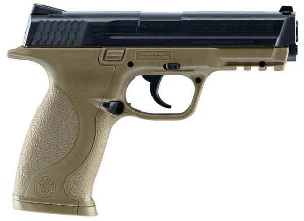 Umarex 2255051 S&W M&P  CO2 177 BB 19+1 4.25" FDE Polymer Grips — view 1