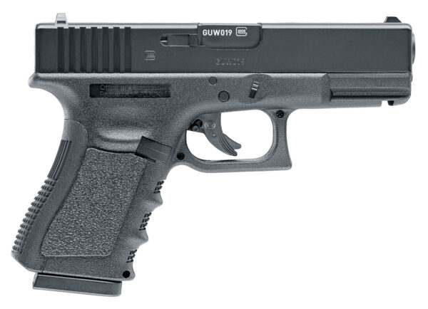 Umarex 2255200 Glock 19 Gen3 CO2 177 BB 16+1 4.25" Black Polymer Grips — view 1