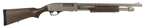 Tokarev USA 21000409 TX3  12 Gauge 18.50" 3" 5+1, Nickel Metal Finish, Turkish Walnut Stock, Fiber Optic & Ghost Ring Sight (Accepts Mossberg 590 Furniture) — view 1