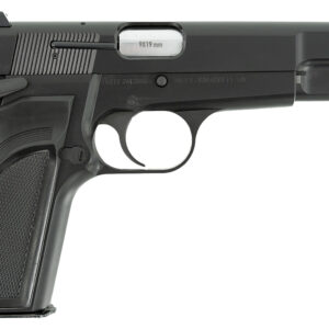 Inglis 12000000 L9A1  Full Size Frame 9mm Luger 15+1 4.70" Hard Chrome Plated Stainless Steel Barrel, Black Cerakote Steel Serrated Slide, Black Cerakote Steel Frame, Black Plastic Grip