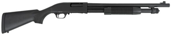 Tokarev USA 21000412 TX3 Hammer Full Size 12 Gauge Pump 3" 5+1 18.50" Black Chromate Cylinder Bore Barrel, Black Anodized Drilled & Tapped Receiver, Fixed Black Synthetic Stock — view 1