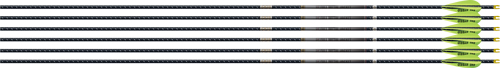 EASTON 4MM FMJ MATCH GRADE 300 - 6-PACK W/ 3" AAE HYBRID VANES — view 1