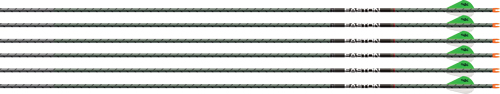 EASTON ARROW 5MM FMJ MAX 340 - 2" BLAZER HALF-OUT 6PK — view 1