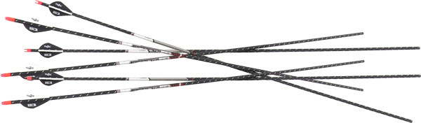EASTON ARROW FMJ 5MM 400 - W/ 2" BLAZER VANES 6-PACK — view 1