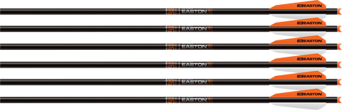 EASTON XBOW BOLT 9MM CARBON - 20" W/3" VANES HALF MOON 6-PK — view 1