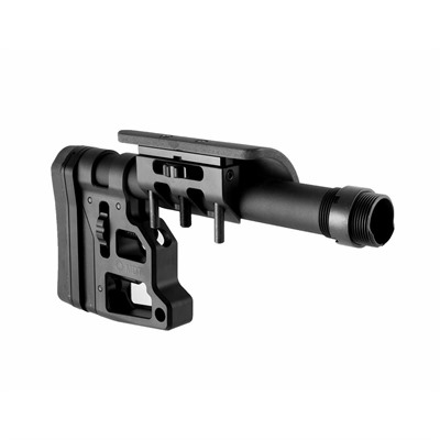 SKELETON CARBINE STOCK WITH CHEEK RISER 9.75IN BLACK — view 1