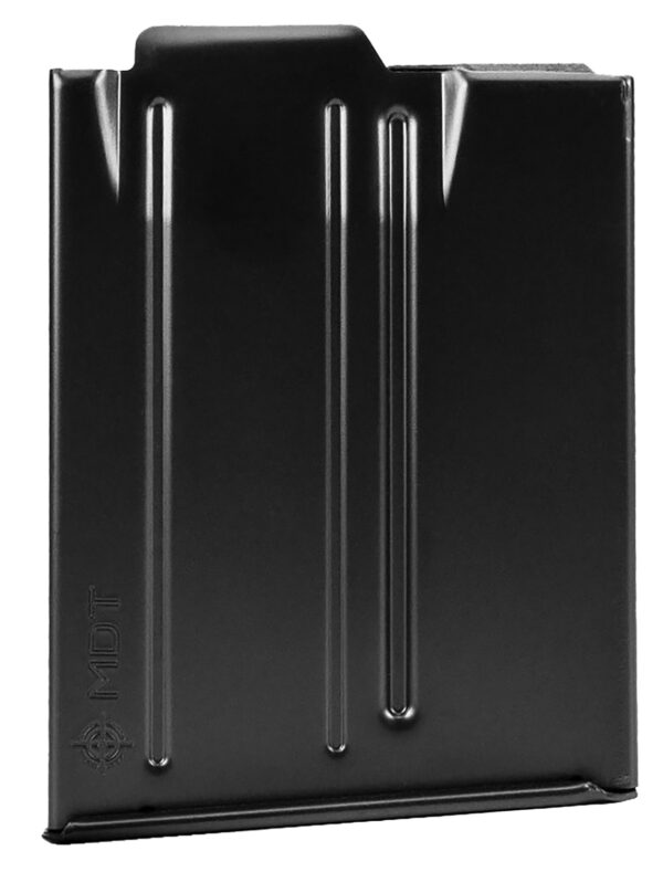 Mdt Sporting Goods Inc 102013BLK AICS Magazine  10rd Extended 308/6.5 Creedmoor Short Action Black Steel w/ Binder Plate — view 1