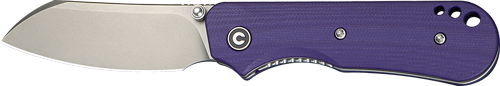 CIVIVI KNIFE CRABBY 2.7" G-10 - PURPLE STONEWASH LINER LOCK — view 1