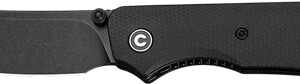 CIVIVI KNIFE CRABBY 2.7" BLACK - CANVAS MICARTA BLACK STONEWSH
