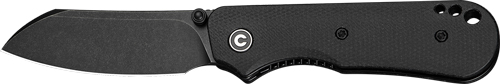 CIVIVI KNIFE CRABBY 2.7" BLACK - CANVAS MICARTA BLACK STONEWSH — view 1