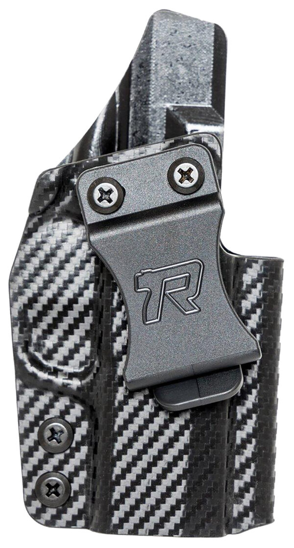 Rounded Gear SSRP365CFRHVAR Kydex  IWB Black Kydex Fits Sig P365 Belt Clip Right Hand — view 1