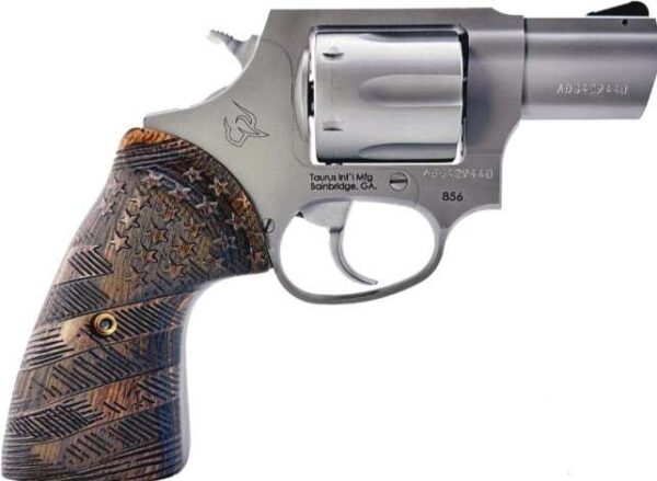 856 .38 Special 2" SS/Wd Engraved Grips 6-rd — view 1