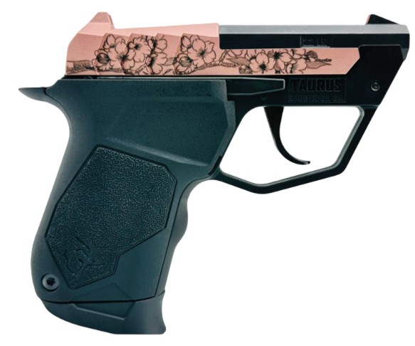 22 TUC .22LR 2.5" Engrvd C Blossom RGold/Blk 9-rd — view 1