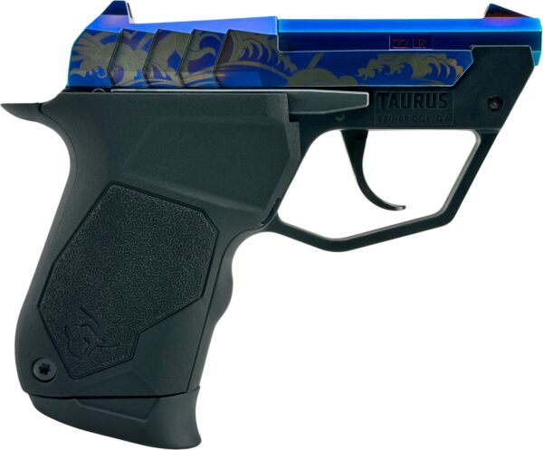 TAURUS 22TUC 22LR BLK/PVD BLUE WAVES — view 1