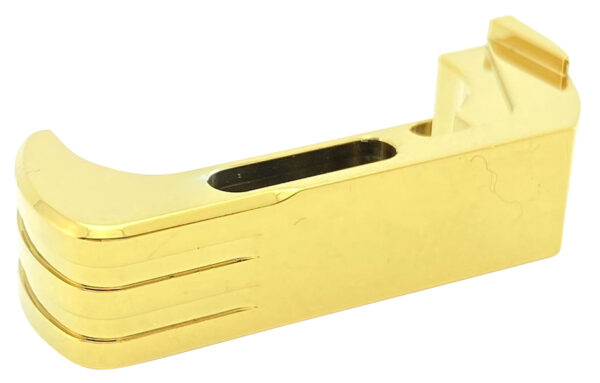 Cross Armory CRG5MCGD Mag Catch  Extended Compatible w/Glock Gen4-5 Gold Anodized Aluminum — view 1