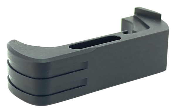 Cross Armory CRG5MCBK Mag Catch  Extended Compatible w/Glock Gen4-5 Black Anodized Aluminum — view 1