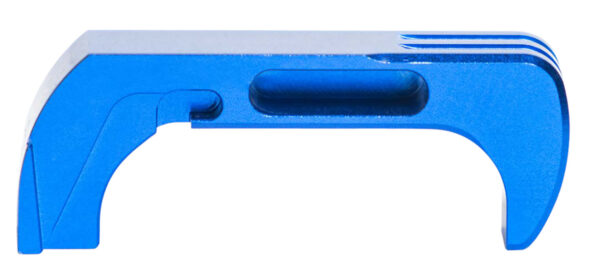 Cross Armory CRG5MCBL Mag Catch  Extended Compatible w/Glock Gen4-5 Blue Anodized Aluminum — view 1