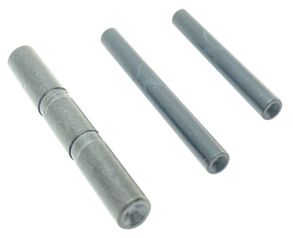 Cross Armory CRG5PSBK 3 Pin Set Dimpled Compatible w/Glock 17/19/26/34 Gen5 Black Steel — view 1